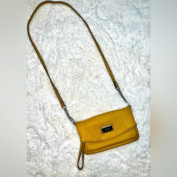 Nine West Cross Body Flap Pocket Bag - Yellow - Picture 3 of 8